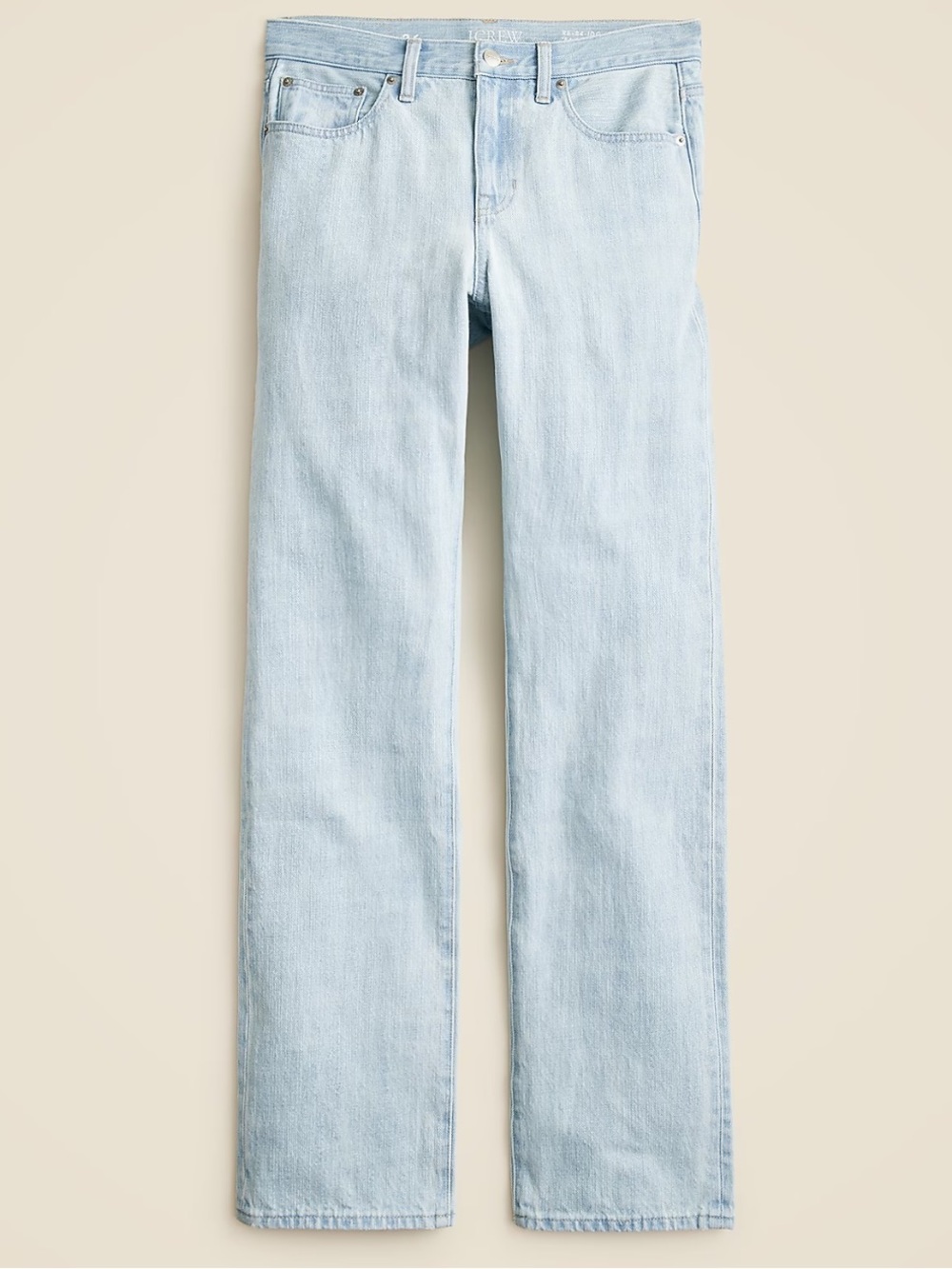 NWT J.Crew Mid-rise Straight Jean Lightwash | Women’s Size 27
